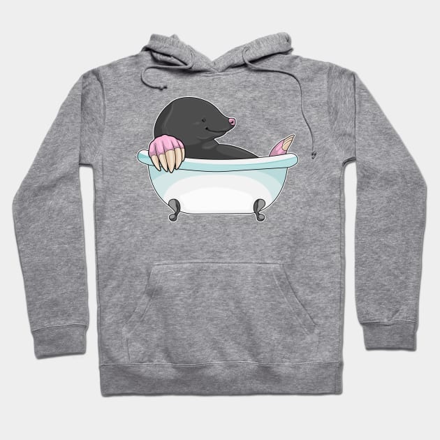 Mole Bathtub Hoodie by Markus Schnabel